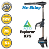 Silnik do łodzi elektryczny AZO Explorer X75 75Lbs MAX 12V (SHORT+) LED bezszczotkowy nowość 2026!!!